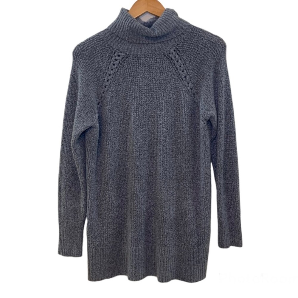 American Eagle Turtleneck Knit Sweater Grey Size Large